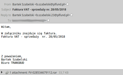 Fałszywa faktura